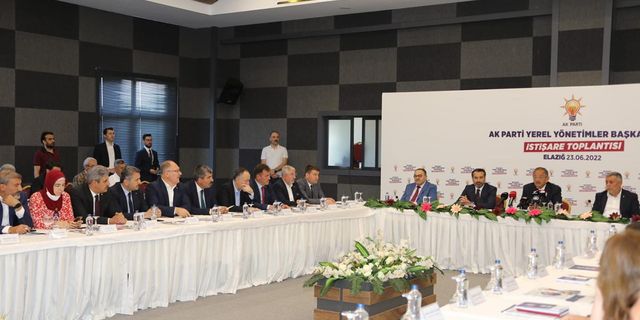 Halil İbrahim Aşgın, Belediye Başkanları istişare toplantısında