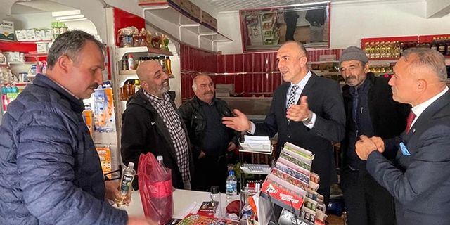 Renkli Bayram ziyareti: Milletvekili adayı Bekir Özsaçmacı Uğurludağ'da