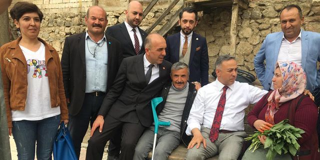 CHP'nin adayları, Aşdağul halkından destek istedi