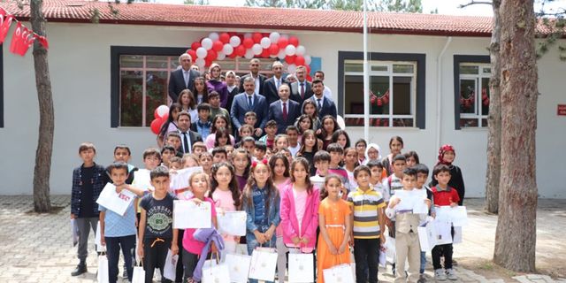 2022-2023 Eğitim Öğretim Yılı Kapanış Karne Töreni İnalözü Köyü'nde düzenlendi