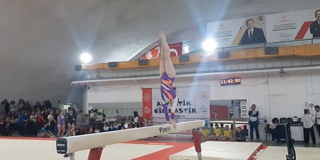 Çorumlu cimnastikçiler Türkiye Şampiyonası'nda göz doldurdu