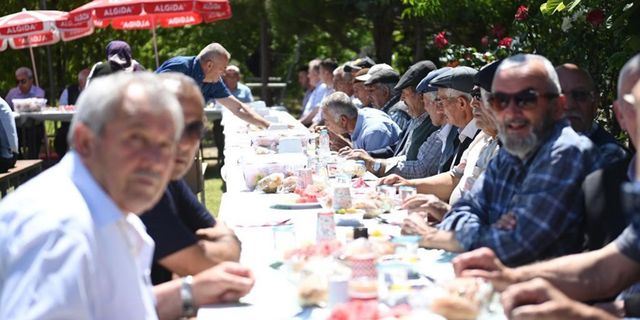 Çorum'da ulu çınarlar saray bahçe buluşmalarında bir araya geldi