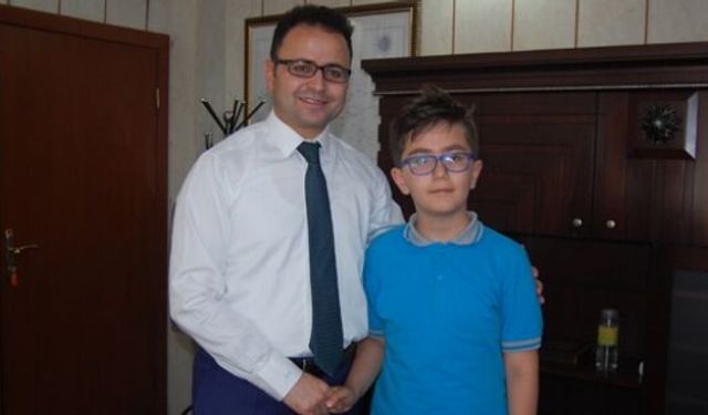Çorum birincisi Erzurumluoğlu Kaymakam Alkan’la görüştü
