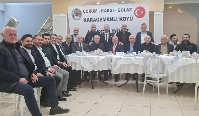 Kara Osmanlı Köyü iftar yemeği düzenledi