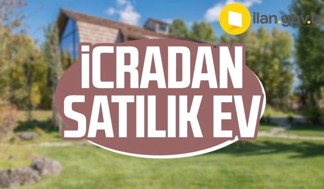 Uğurludağ'da ahşap ev ve avlusu mahkemeden satılıktır