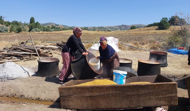 Kışa hazırlık: Sungurlu'da Bulgur Kaynatma telaşı başladı