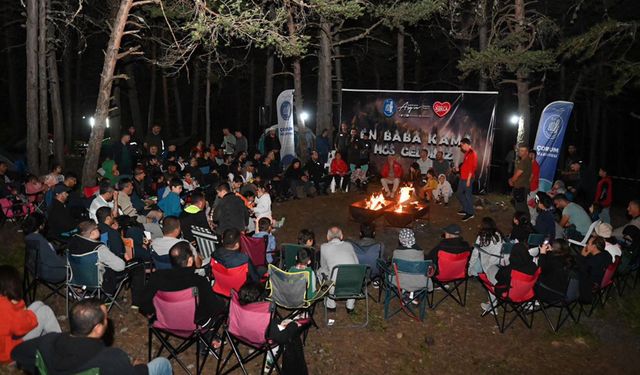 Çorum'da babalar ve çocuklar doğa ile buluştu