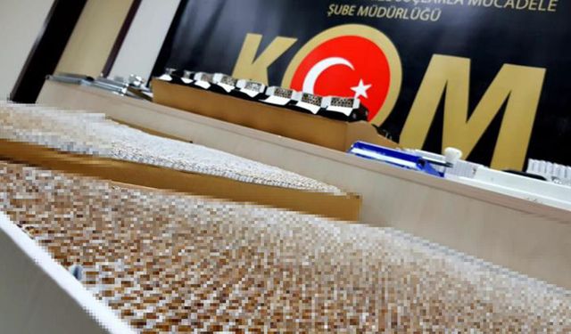 Çorum kaçak sigara operasyonu: 49 Bin adet sigara ele geçirildi