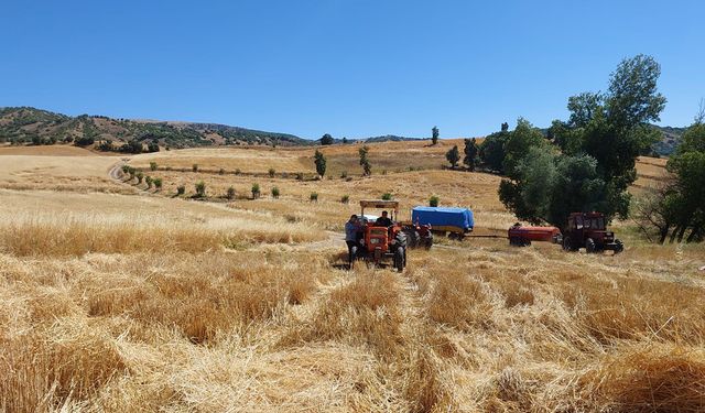 Çorumlu çiftçiler patoz makinelerinden vazgeçmiyor