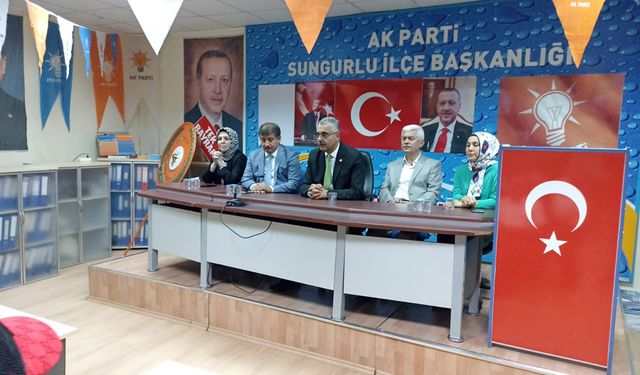 Milletvekili Yusuf Ahlatcı: Sungurlu Belediyesini tekrar kazanacağız