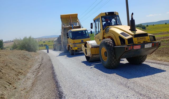 İnegazili grup köy yolu asfaltlandı