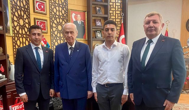 Başkan Gelgör, MHP Genel Başkanı Bahçeli’yi ziyaret etti