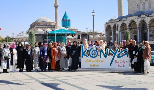 Alacalı kadınlar Konya turuna katıldı