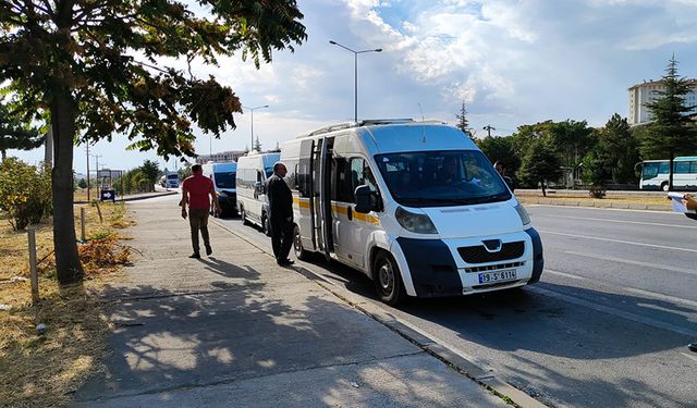 Çocukların güvenliği için okul servisleri denetlendi