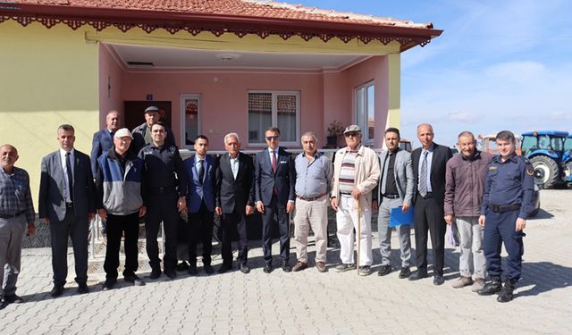 Kaymakam Aytemür, köy ziyaretlerini sürdürüyor