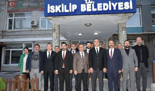 MHP İl Başkanı Mehmet İhsan Çıplak İskilip’i ziyaret etti