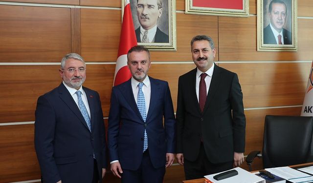 Başkan Aşgın'dan AK Parti Genel Merkezi’nde kritik ziyaretler