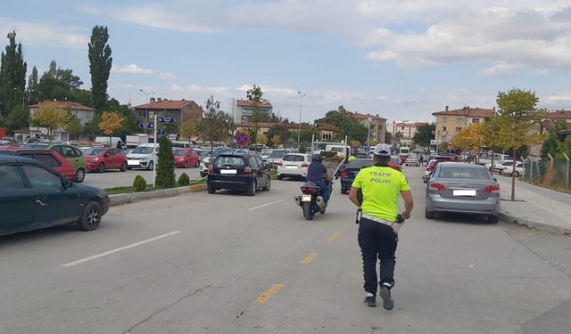 Çorum'da trafik denetiminde ceza yağdı! Sürücülere 6 Milyon TL ceza kesildi