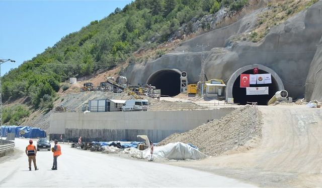 Çorum’un en tehlikeli yolu tarih oluyor: Kırkdilim tünelleri tamamlanmak üzere