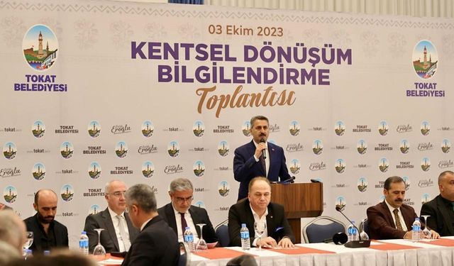 Başkan Eroğlu; Yeni Tokat'ı anlattı, sosyal konutlar yapacağız