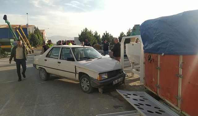 Çorum'da yürekleri ağza getiren kaza! İki otomobil çarpıştı: 1 yaralı