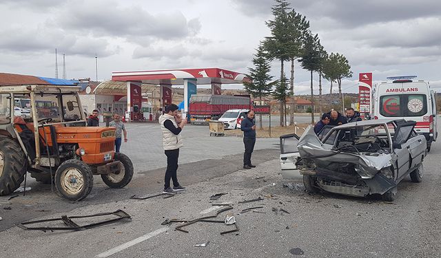 Çorum'da korkunç kaza: 1 ölü, 1 yaralı!