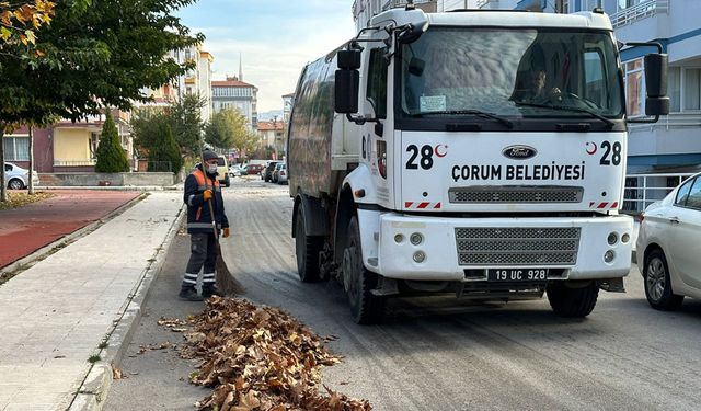 Çorum'un her sokağı artık pırıl pırıl!