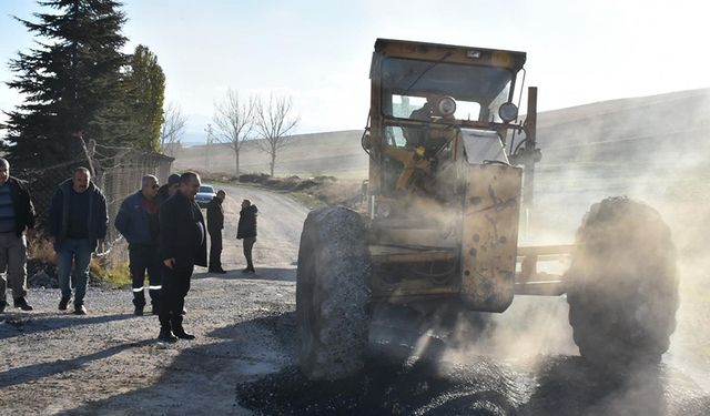 Çorum'un bu belediyesi kendi asfaltını üretmeye başladı