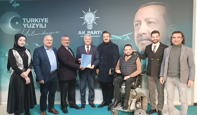 Mustafa Alagöz, Çorum İl Genel Meclisi için adaylık başvurusu yaptı