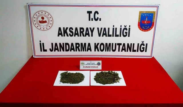 Aksaray’da jandarmadan uyuşturucu operasyonu