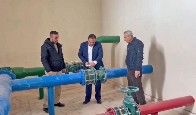 Çiçekdağı ilçesinde içme suyu vanası açıldı