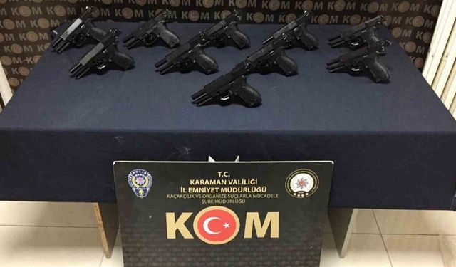 Karaman’da silah operasyonu