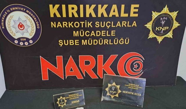 Kırıkkale’de uyuşturucu operasyonu: 1 tutuklama, 13 adli işlem