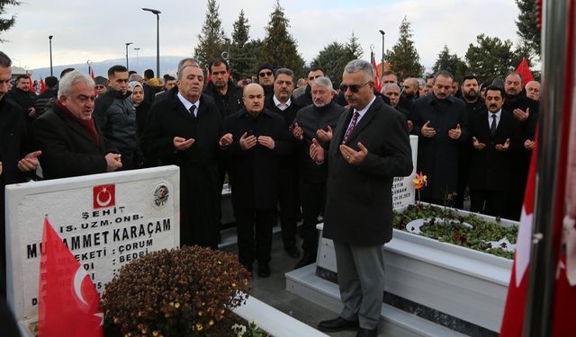 Çorum’da şehitler için mevlit ve dua programı düzenlendi