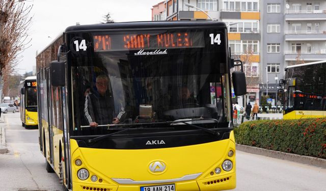 Çorum Belediyesi’nden toplu taşımaya 8 yeni otobüs