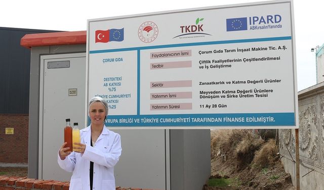 TKDK Çorum'dan 68 Milyon Lira Hibe Desteği