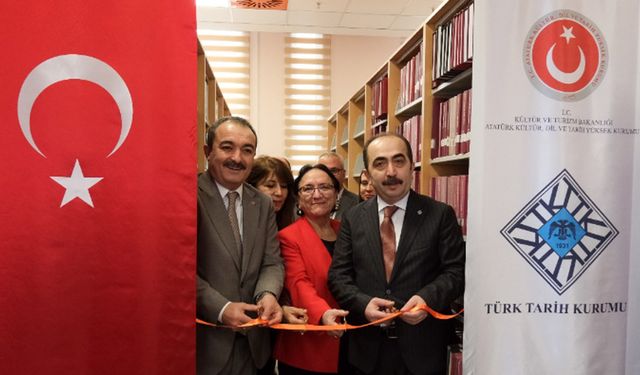 Hitit Üniversitesinde Türk Tarih Kurumu 100. Yıl Kitaplığı Kuruldu
