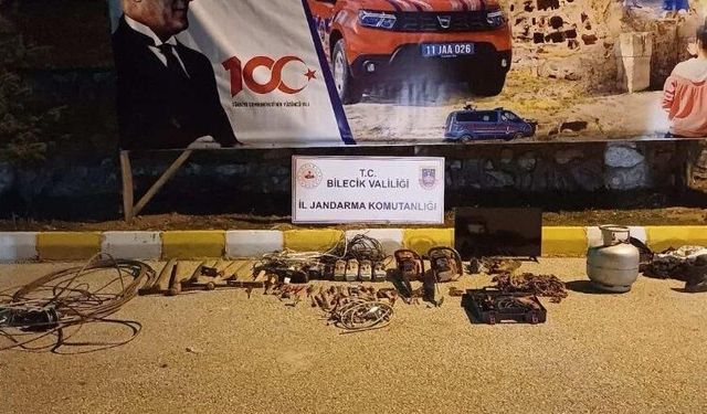 Bilecik'te hırsızlık şüphelisi yakalandı