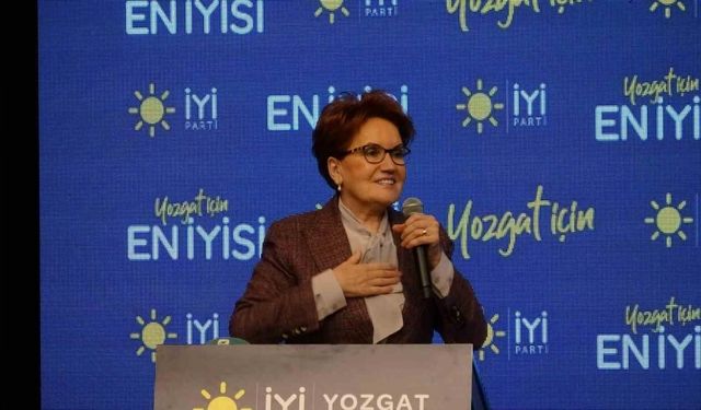 İYİ Parti Genel Başkanı Akşener: "En düşük emekli maaşı asgari ücret kadar olmalıdır"