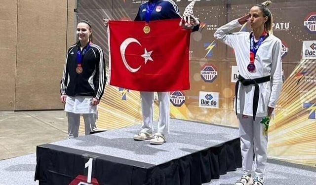 KAEÜ öğrencisi Amerika’da’dan altın madalya ile döndü