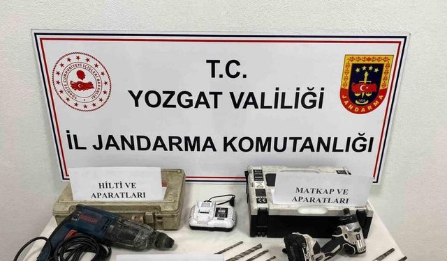Yozgat’ta kaçak kazıya suçüstü