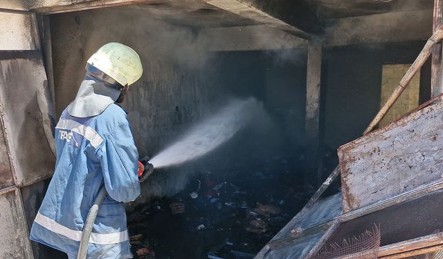 Alaca'da yangın: Tüm eşyalar kül oldu