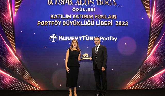 Kuveyt Türk Portföy'e "Katılım Yatırım Fonları Portföy Büyüklüğü Lideri" ödülü