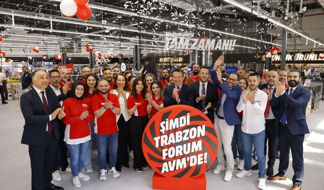 MediaMarkt'ın yeni mağazası Forum Trabzon AVM'de açıldı