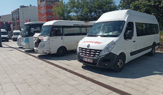 Edirne'de minibüsler eski köy garajına taşındı