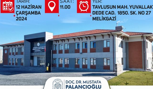 Melikgazi Belediyesi Hüseyin-Kadriye Güner Ortaokulu açılıyor