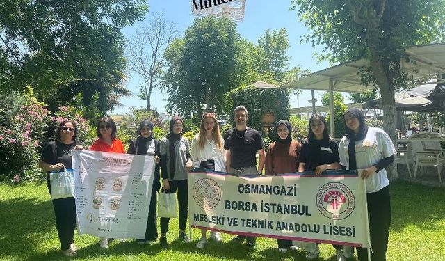 Minteks'e e-twinning projesi kapsamında ziyaret