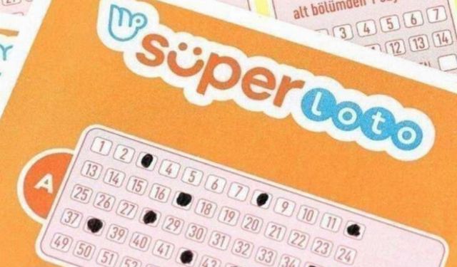 Süper Loto’da 6 bilen talihli büyük ikramiyeyi kazandı