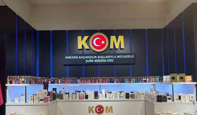 Ankara’da sahte parfüm ve kaçak saat operasyonları