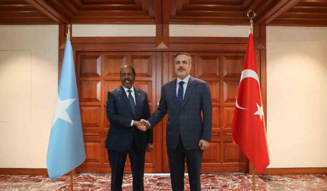 Bakan Fidan, Somali Cumhurbaşkanı Mahmud ile görüştü